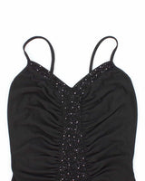 Vintage Y2k 00s Velda Ruched Beaded Cami - S