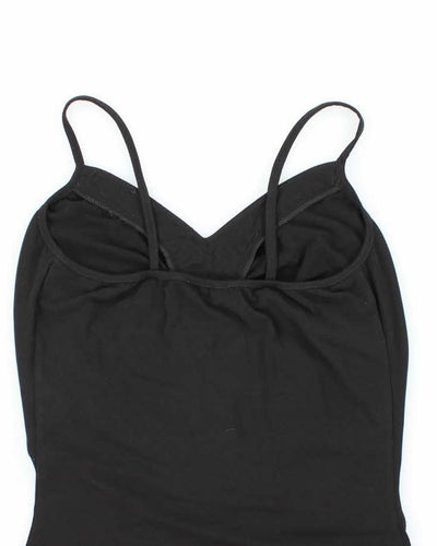 Vintage Y2k 00s Velda Ruched Beaded Cami - S