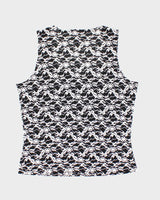 Vintage 90s M Collection Embroidered Floral Top - L