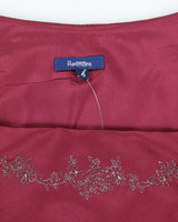 Vintage 90s Reitmans Satin Square Neck Top - M