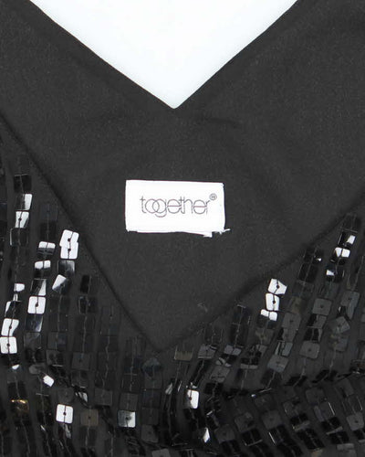Vintage Y2k 00s Together Sequin Top - M