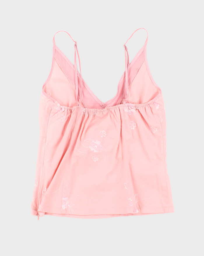 Vintage Y2k 00s Fond Embroidered Cami - S