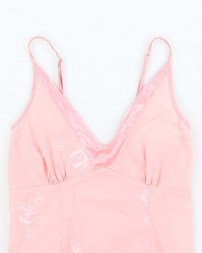 Vintage Y2k 00s Fond Embroidered Cami - S
