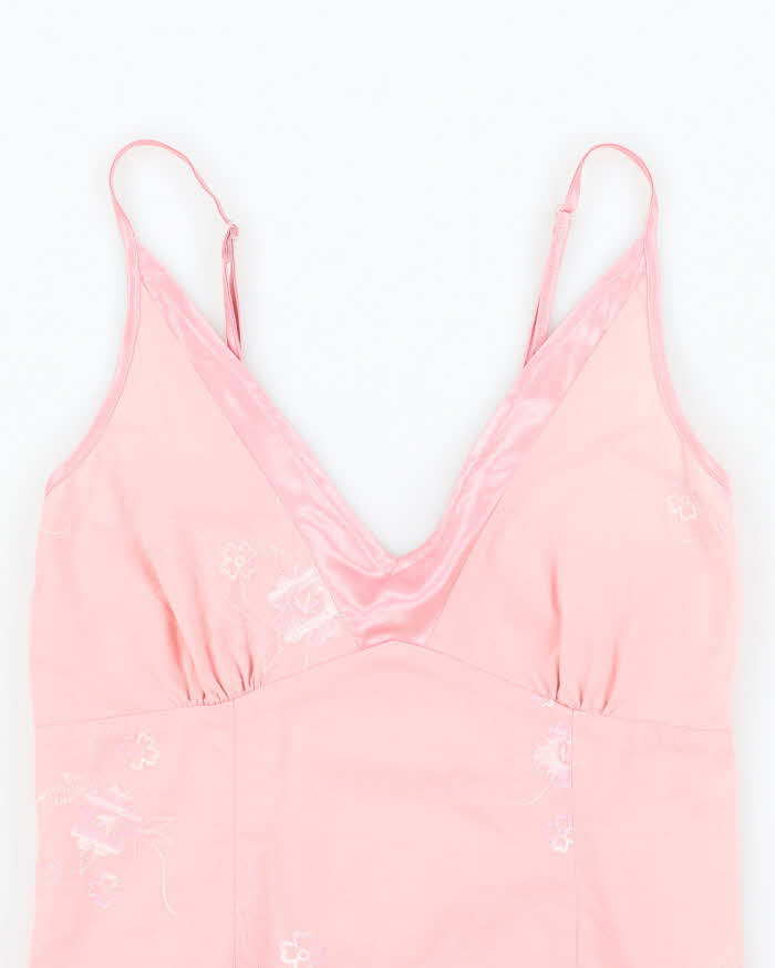 Vintage Y2k 00s Fond Embroidered Cami - S