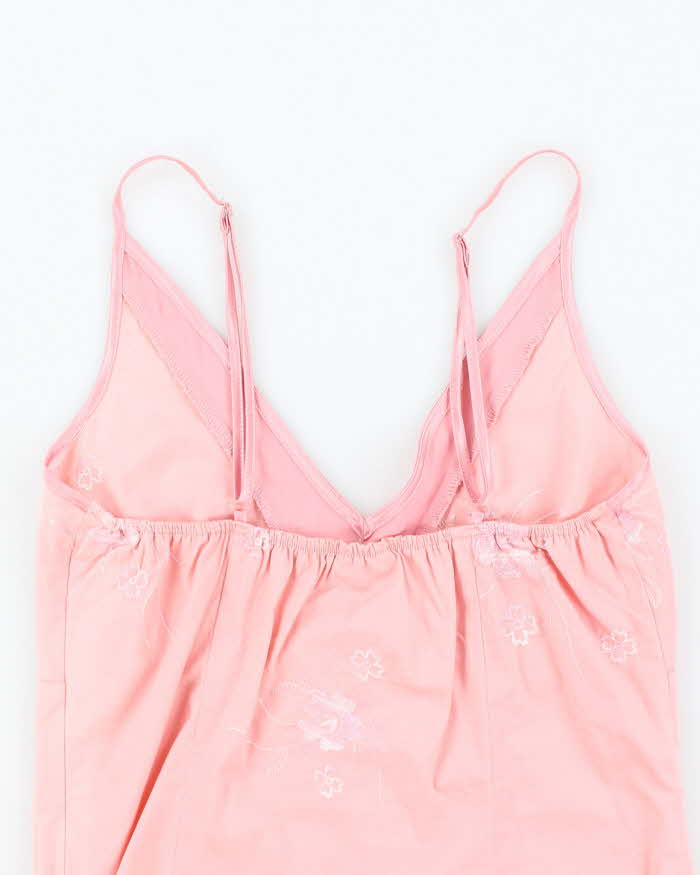 Vintage Y2k 00s Fond Embroidered Cami - S