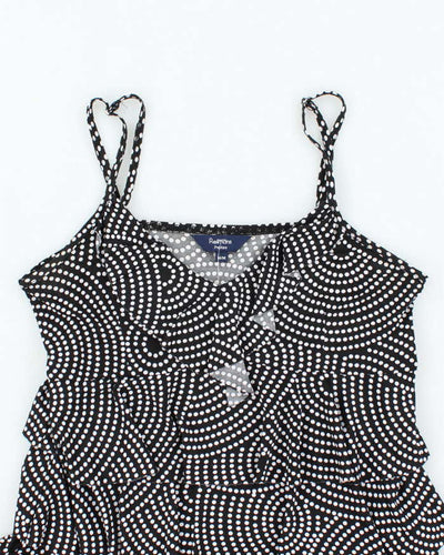 Vintage Y2k 00s Reitmans Polka Dot Ruffle Cami - M