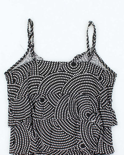 Vintage Y2k 00s Reitmans Polka Dot Ruffle Cami - M