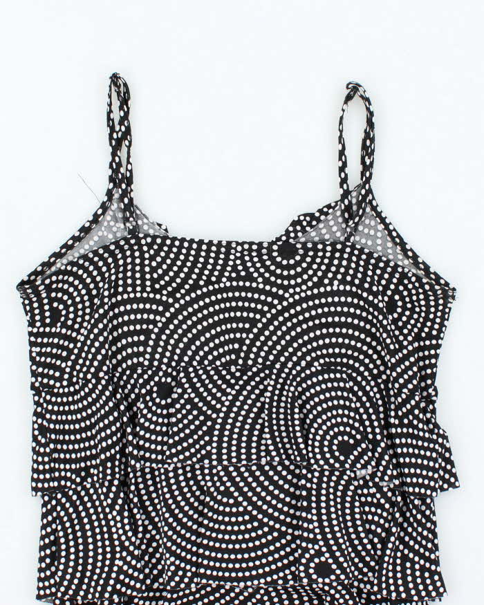 Vintage Y2k 00s Reitmans Polka Dot Ruffle Cami - M
