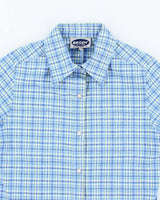 Vintage 90s 00s Brody Check Blouse - S