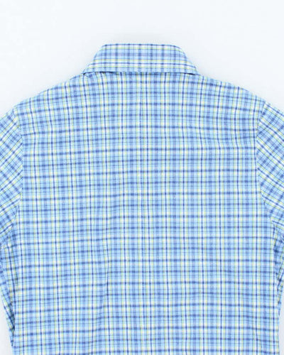 Vintage 90s 00s Brody Check Blouse - S