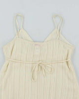 Vintage Y2k 00s Guess Pleated Mesh Cami - M
