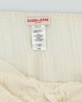 Vintage Y2k 00s Guess Pleated Mesh Cami - M