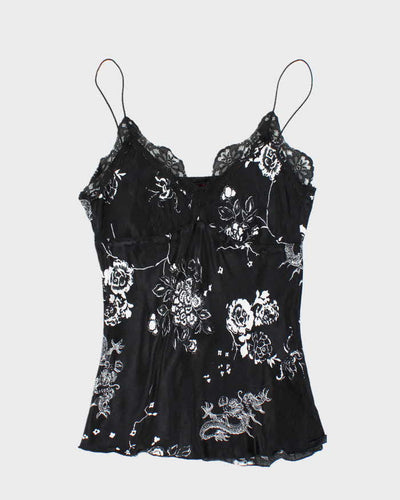 Vintage Y2k 00s J.N.Y Satin Cami - S