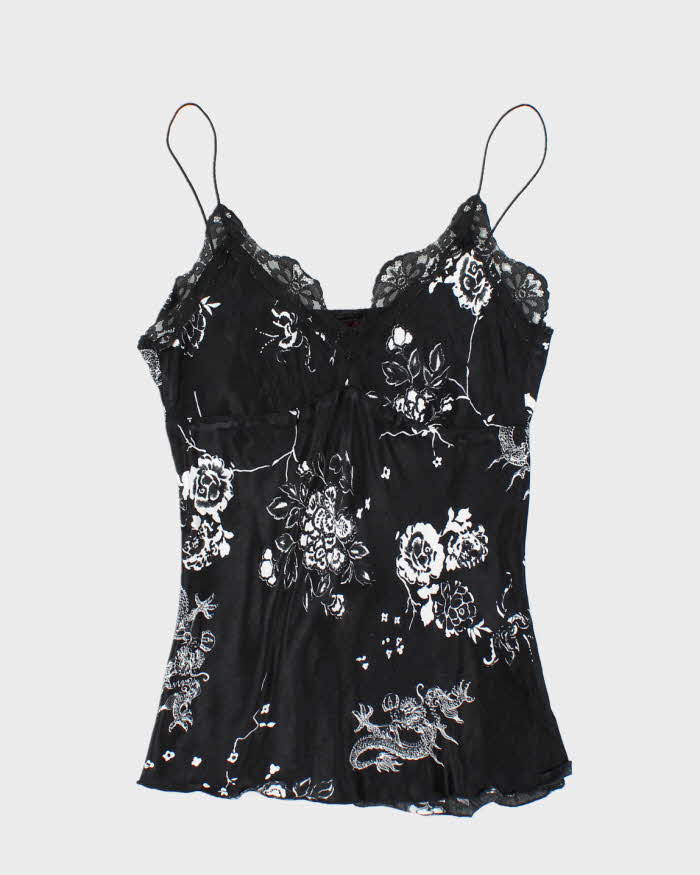 Vintage Y2k 00s J.N.Y Satin Cami - S