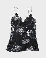 Vintage Y2k 00s J.N.Y Satin Cami - S