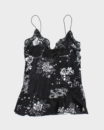 Vintage Y2k 00s J.N.Y Satin Cami - S