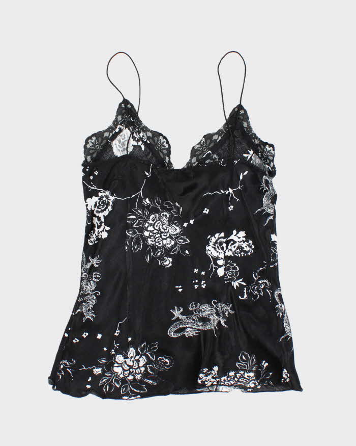 Vintage Y2k 00s J.N.Y Satin Cami - S