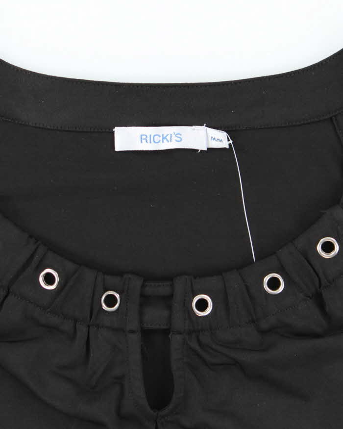 Vintage Y2k 00s Ricki's Eyelet Top - M