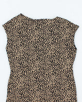 Vintage Y2k 00s Vince Camuto Animal Print Top - L