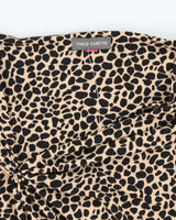 Vintage Y2k 00s Vince Camuto Animal Print Top - L