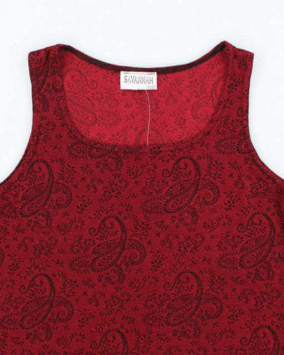 Vintage 90s Savannah Scoop Neck Cami - M