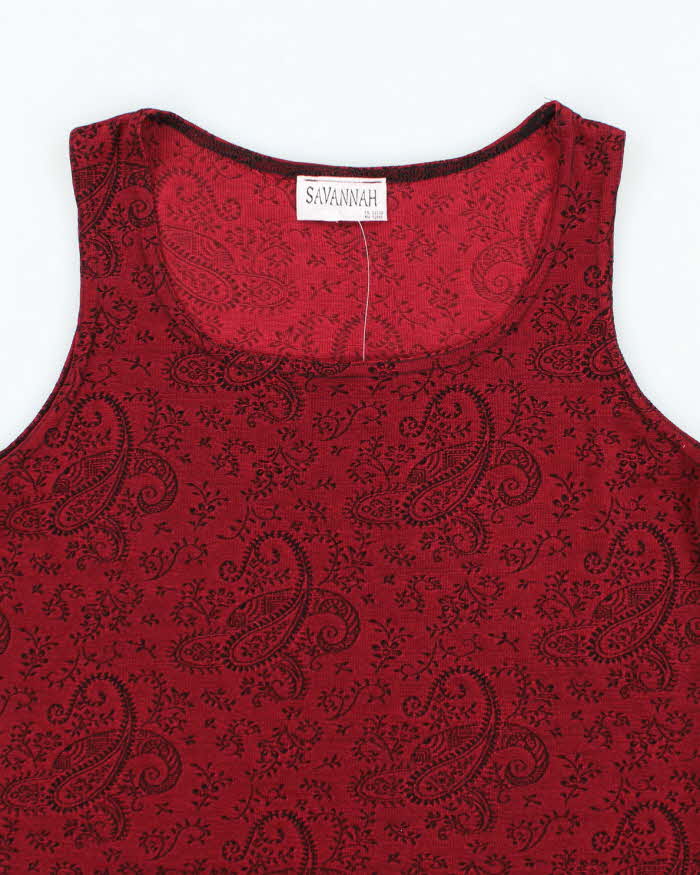 Vintage 90s Savannah Scoop Neck Cami - M