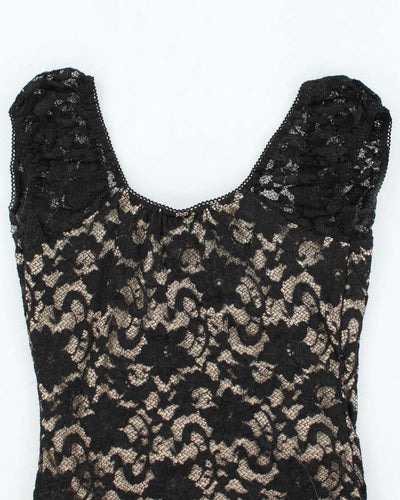 Vintage Y2k 00s Suzy Lace Milkmaid Top - M
