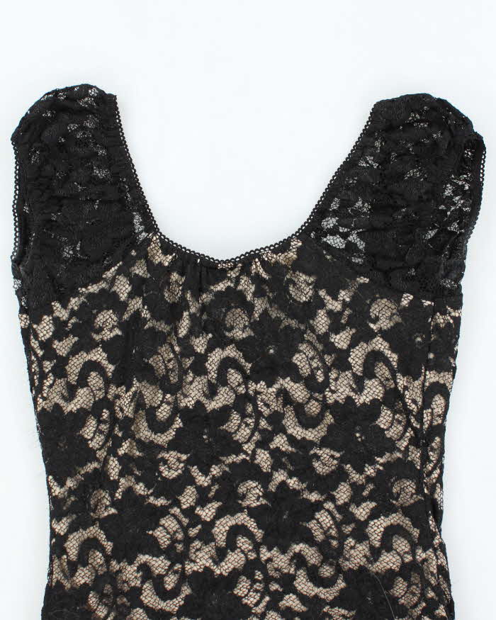 Vintage Y2k 00s Suzy Lace Milkmaid Top - M