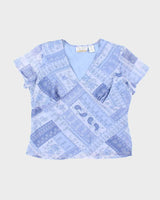 Vintage 90s New York Design Co Silk Blouse - M