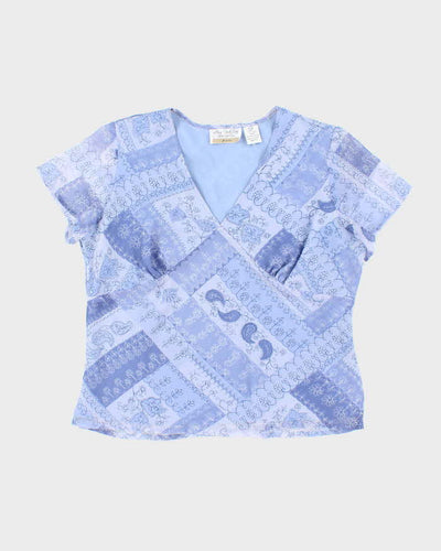 Vintage 90s New York Design Co Silk Blouse - M