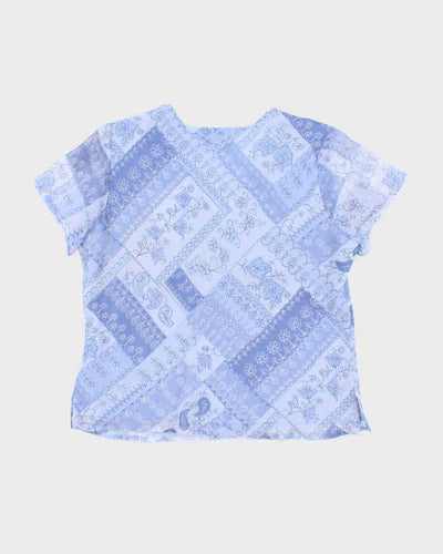 Vintage 90s New York Design Co Silk Blouse - M