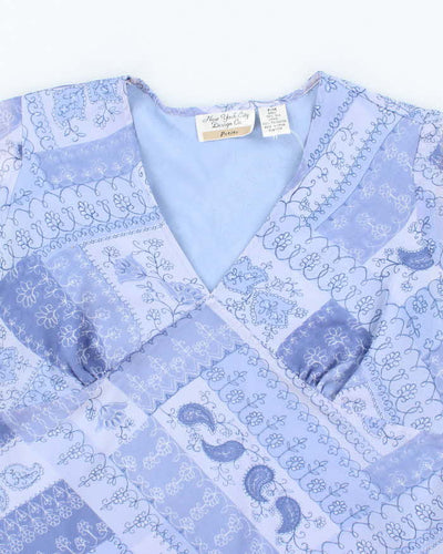 Vintage 90s New York Design Co Silk Blouse - M