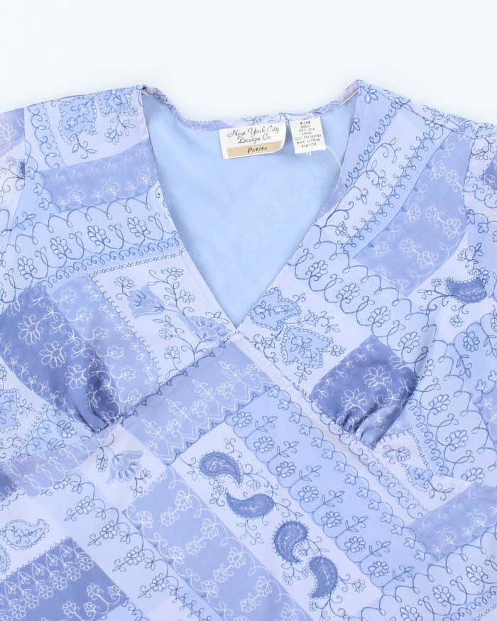 Vintage 90s New York Design Co Silk Blouse - M