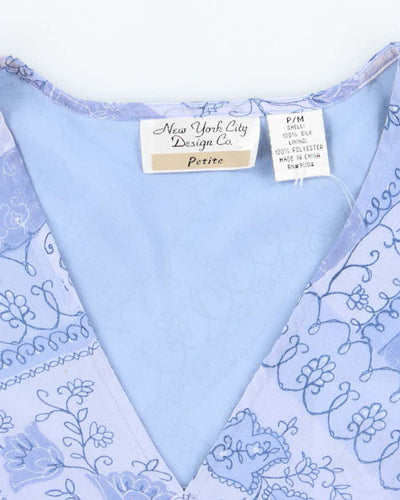 Vintage 90s New York Design Co Silk Blouse - M