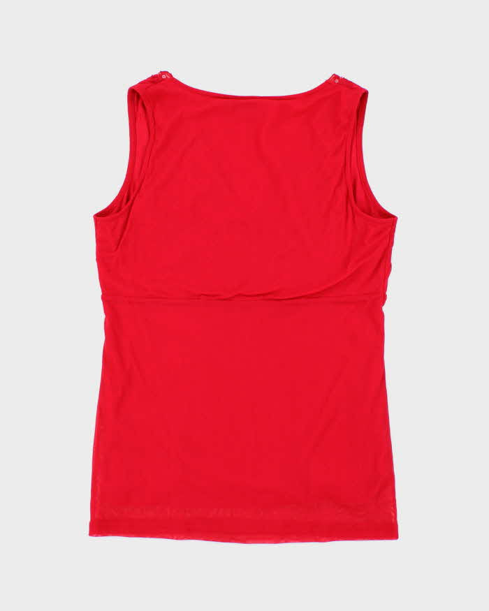Vintage Y2k 00s Esprit Beaded Top - M