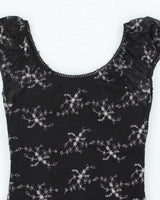 Vintage Y2k 00s Le Chateau Clasp Milkmaid Top - S