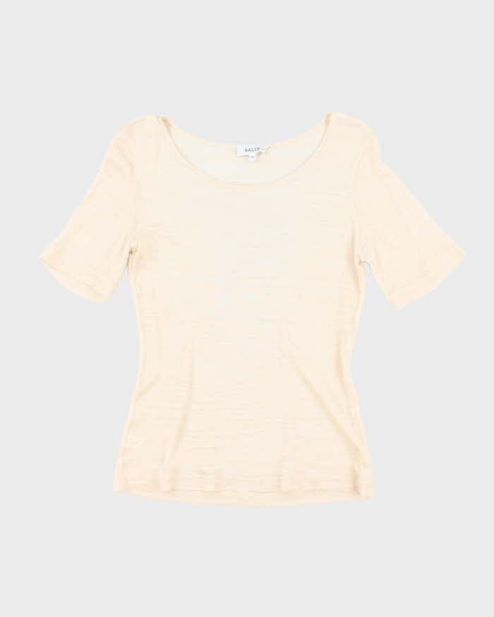 Vintage Bally Sheer Top - M