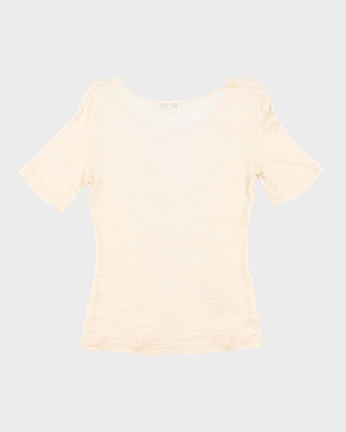 Vintage Bally Sheer Top - M