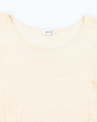 Vintage Bally Sheer Top - M