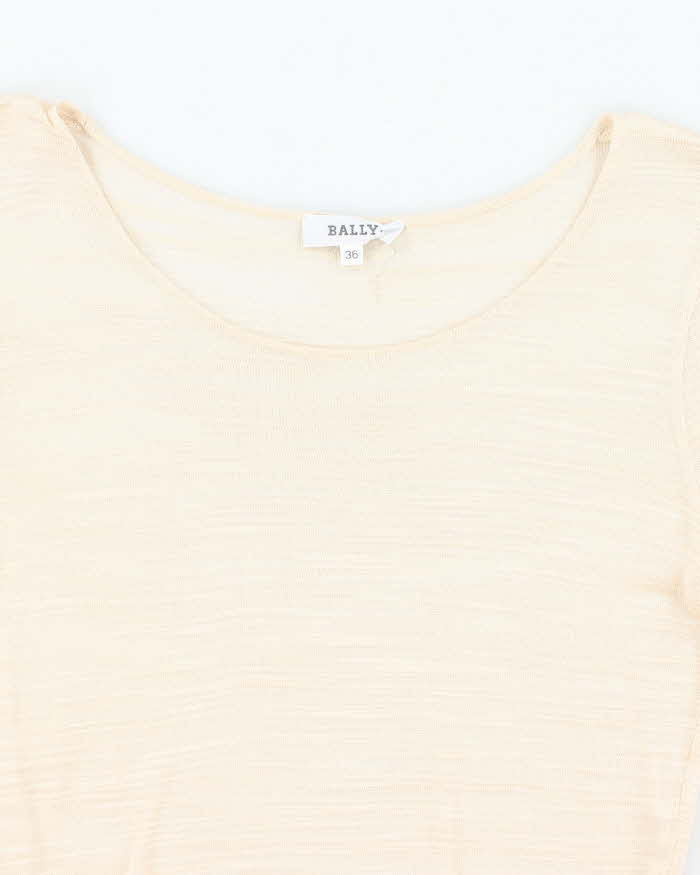 Vintage Bally Sheer Top - M