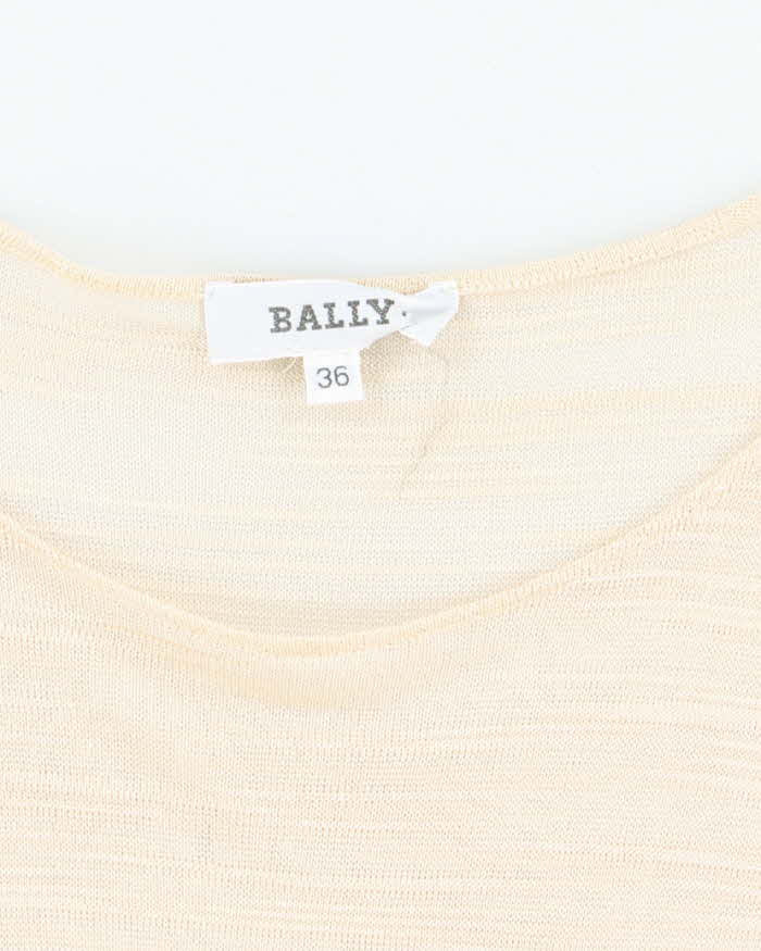 Vintage Bally Sheer Top - M