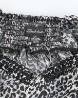 Vintage Y2k 00s Seduction Animal Print Satin Cami - S