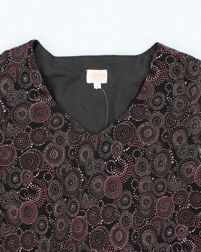 Vintage Y2k 00s Cleo Asymmetric Hem Blouse - XL