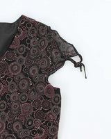 Vintage Y2k 00s Cleo Asymmetric Hem Blouse - XL