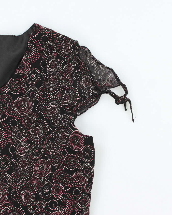 Vintage Y2k 00s Cleo Asymmetric Hem Blouse - XL