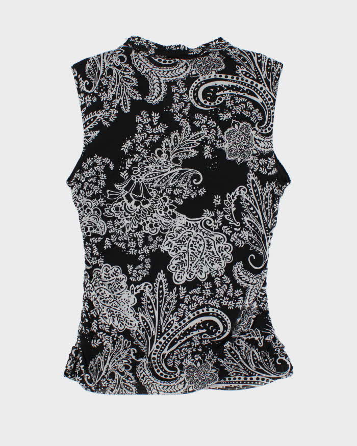 Vintage Y2k 00s Style &amp; Co Paisley Pattern Top - M
