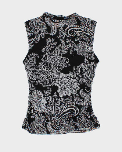 Vintage Y2k 00s Style & Co Paisley Pattern Top - M