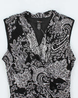 Vintage Y2k 00s Style &amp; Co Paisley Pattern Top - M
