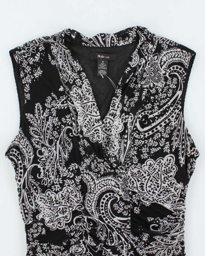 Vintage Y2k 00s Style & Co Paisley Pattern Top - M
