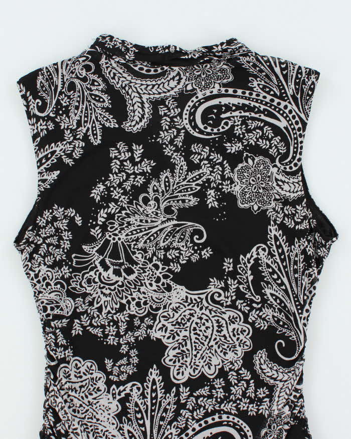 Vintage Y2k 00s Style &amp; Co Paisley Pattern Top - M